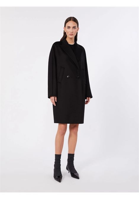Max Mara Studio Women's MSTMASTRO Black Virgin Wool Double-Breasted Coat Max Mara Studio |  | 2626016071600013